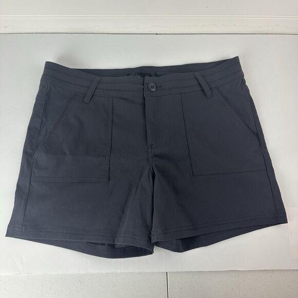 prAna Pants - Prana Olivia Shorts Stretch Outdoors Camping Travel Hiking Gray Women's Size 12